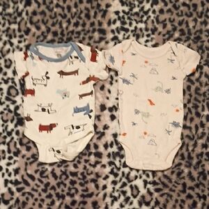 Adorable Animal Print Kids One Pieces